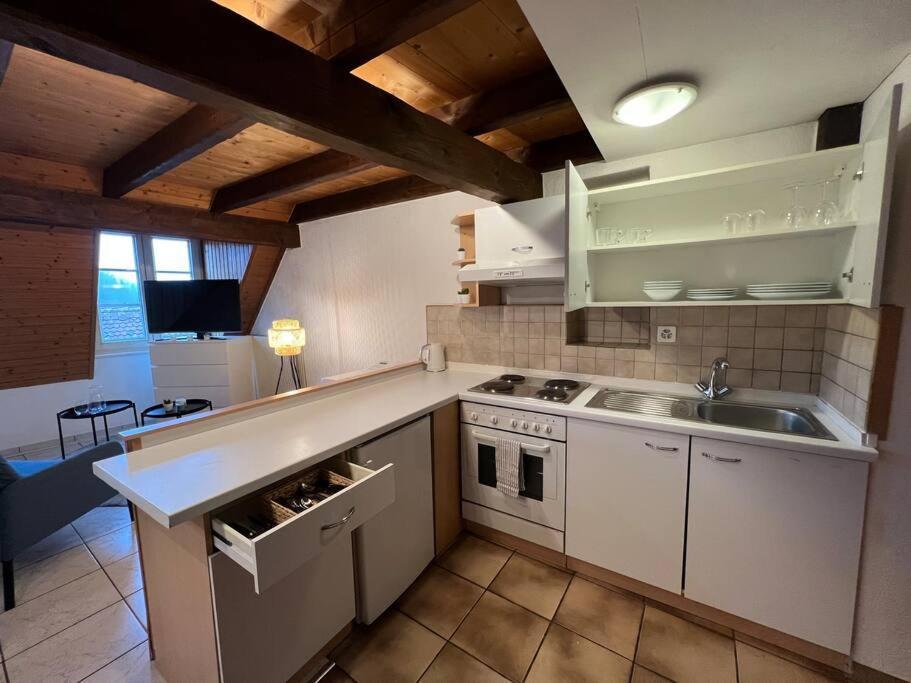 Charmant Appartement En Duplex A Porrentruy Luaran gambar